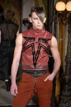 Zaldy - Runway - February 2026 New York Fashion Week, New York, USA - 15 Feb 2026 A model walks the runway at the Zaldy fashion show during New York Fashion Week at Hotel Chelsea on February 15, 2026 in New York City. New York United States Copyright: xRonxAdarx xSOPAxImagesx _radar_zaldy_20260215_03057