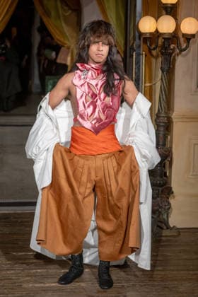 Zaldy - Runway - February 2026 New York Fashion Week, New York, USA - 15 Feb 2026 A model walks the runway at the Zaldy fashion show during New York Fashion Week at Hotel Chelsea on February 15, 2026 in New York City. New York United States Copyright: xRonxAdarx xSOPAxImagesx _radar_zaldy_20260215_03606