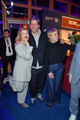 Annette Frier, Sebastian Schwarz und Cordula Stratmann beim NRW-Empfang bei den 76. Internationalen Filmfestspielen in Berlin 150226