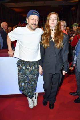 Fahri YardÄ±m und Pheline Roggan beim NRW-Empfang bei den 76. Internationalen Filmfestspielen in Berlin 150226