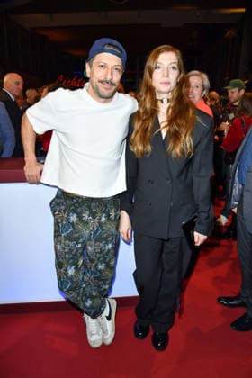 Fahri YardÄ±m und Pheline Roggan beim NRW-Empfang bei den 76. Internationalen Filmfestspielen in Berlin 150226