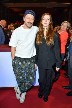 Fahri YardÄ±m und Pheline Roggan beim NRW-Empfang bei den 76. Internationalen Filmfestspielen in Berlin 150226