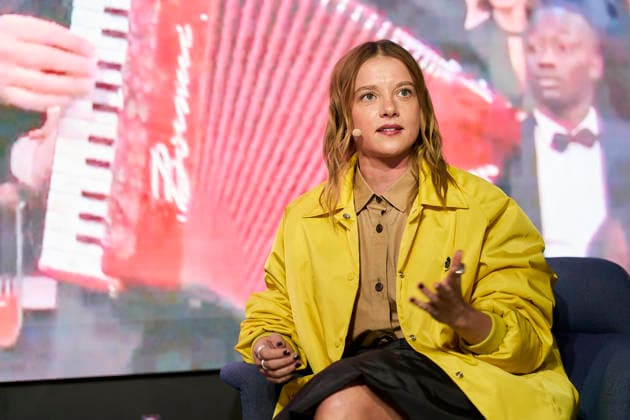 Actors Talk bei Cupra in Berlin mit JellaHase Berlin Jella Haase (in Prada) 76. Internationale Filmfestspiele Berlin - Actors Talk in der Cupra City Garage mit JellaHase Copyright: xEventpressxRadkex