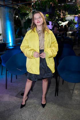 Actors Talk bei Cupra in Berlin mit JellaHase Berlin Jella Haase (in Prada) 76. Internationale Filmfestspiele Berlin - Actors Talk in der Cupra City Garage mit JellaHase Copyright: xEventpressxRadkex