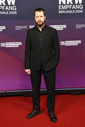 Mstyslav Tschernow beim 23. NRW Empfang des Landes NRW und der Film- und Medienstiftung NRW im Rahmen der Berlinale 2026 in der Vertretung des Landes Nordrhein-Westfalen. Berlin, 15.02.2026