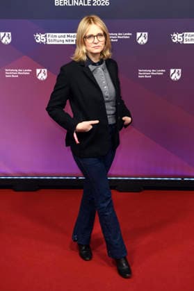 Laura Tonke beim 23. NRW Empfang des Landes NRW und der Film- und Medienstiftung NRW im Rahmen der Berlinale 2026 in der Vertretung des Landes Nordrhein-Westfalen. Berlin, 15.02.2026