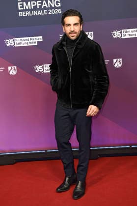 Elyas M Barek beim 23. NRW Empfang des Landes NRW und der Film- und Medienstiftung NRW im Rahmen der Berlinale 2026 in der Vertretung des Landes Nordrhein-Westfalen. Berlin, 15.02.2026