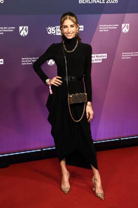 Cathy Hummels beim 23. NRW Empfang des Landes NRW und der Film- und Medienstiftung NRW im Rahmen der Berlinale 2026 in der Vertretung des Landes Nordrhein-Westfalen. Berlin, 15.02.2026
