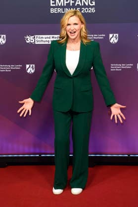 Veronica Ferres beim 23. NRW Empfang des Landes NRW und der Film- und Medienstiftung NRW im Rahmen der Berlinale 2026 in der Vertretung des Landes Nordrhein-Westfalen. Berlin, 15.02.2026