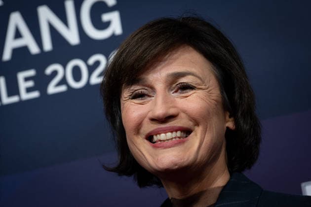23. NRW-Empfang, Berlinale, Sandra Maischberger, Fernsehmoderatorin 23. NRW-Empfang, Berlinale, Landesvertretung, Berlin, Sandra Maischberger, Fernsehmoderatorin Berlin Berlin GER