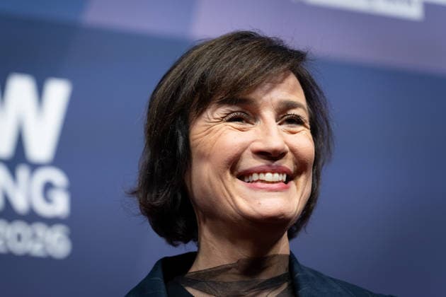 23. NRW-Empfang, Berlinale, Sandra Maischberger, Fernsehmoderatorin 23. NRW-Empfang, Berlinale, Landesvertretung, Berlin, Sandra Maischberger, Fernsehmoderatorin Berlin Berlin GER