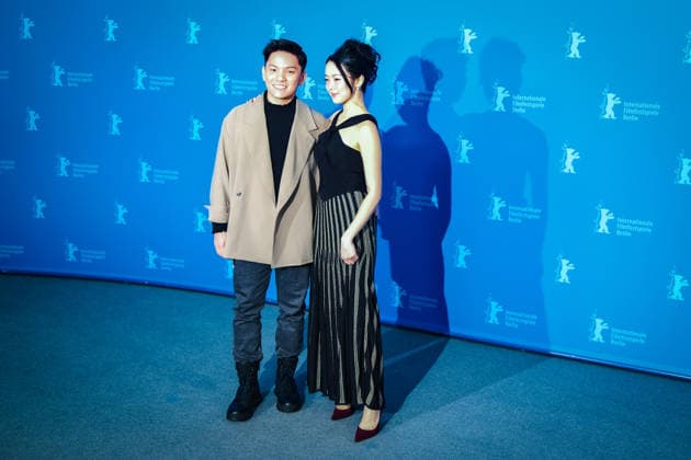 Photocall for We are all strangers , Grand Hyatt Berlin, Berlin, Germany Koh Jia Ler and Regene Lim poses at the Photocall for We are all strangers during Berlinale (Berlin Film Festival) at Grand Hyatt Berlin, Berlin, , Germany on 16 February 2026., Credit:Julie Edwards Avalon  Copyright: xJuliexEdwardsx xAvalonx 1075528262