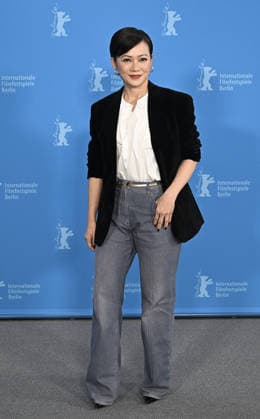 76th Berlin International Film Festival BERLIN, GERMANY - FEBRUARY 16: Yeo Yann Yann, an actor in the film Wo Men Bu Shi Mo Sheng Ren (We Are All Strangers), poses for a photo during the 76th International Berlin Film Festival (Berlinale) in Berlin, Germany on February 16, 2026. Halil Sagirkaya Anadolu Berlin Germany. Editorial use only. Please get in touch for any other usage.  Copyright: x2026xAnadoluxHalilxSagirkayax