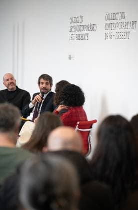 Presentation of the renewed Colección Arte Contemporáneo 1975 presente at the Reina Sofia Museum The Minister of Culture, Ernest Urtasun 2d , during the presentation of the renewed Colección Arte Contemporáneo 1975 presente 50 anos de historia del arte desde Espana, at the Museo Nacional Centro de Arte Reina Sofia, on February 16, 2026, in Madrid Spain The collection, whose presentation has been remodeled and occupies the fourth floor of the Sabatini Building, tells the history of art from Spain over the last 50 years, from the beginning of the Transition to the present day 16 FEBRUARY 2026 Fernando Sá Madrid Madrid Madrid Spain  Copyright: xFernandoxSanchezx 7297414
