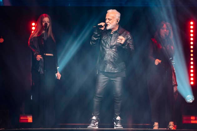Nino de Angelo live bei einem Konzert seiner Irgendwann im Leben Live 2026 -Tour in der Messehalle. Erfurt, 15.03.2026