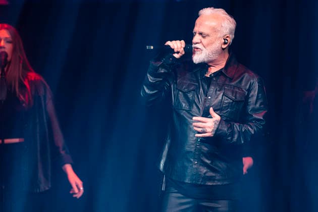 Nino de Angelo live bei einem Konzert seiner Irgendwann im Leben Live 2026 -Tour in der Messehalle. Erfurt, 15.03.2026