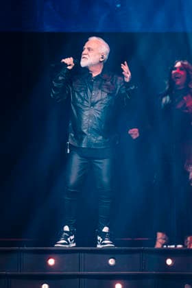 Nino de Angelo live bei einem Konzert seiner Irgendwann im Leben Live 2026 -Tour in der Messehalle. Erfurt, 15.03.2026