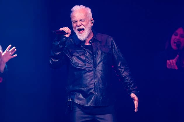 Nino de Angelo live bei einem Konzert seiner Irgendwann im Leben Live 2026 -Tour in der Messehalle. Erfurt, 15.03.2026