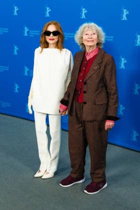 76. Berlinale, Die Blutgräfin Photocall Photocall forThe Blood Countess , Grand Hyatt Berlin, Berlin, Germany Isabelle Huppert and Ulrike Ottinger poses at the Photocall forThe Blood Countess during Berlinale (Berlin Film Festival) at Grand Hyatt Berlin, Berlin, , Germany on 16 February 2026., Credit:Julie Edwards Avalon  Copyright: xJuliexEdwardsx xAvalonx 1075559145