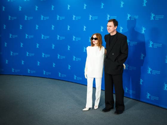 76. Berlinale, Die Blutgräfin Photocall Photocall forThe Blood Countess , Grand Hyatt Berlin, Berlin, Germany Isabelle Huppert and Lars Eidinger poses at the Photocall forThe Blood Countess during Berlinale (Berlin Film Festival) at Grand Hyatt Berlin, Berlin, , Germany on 16 February 2026., Credit:Julie Edwards Avalon  Copyright: xJuliexEdwardsx xAvalonx 1075559164