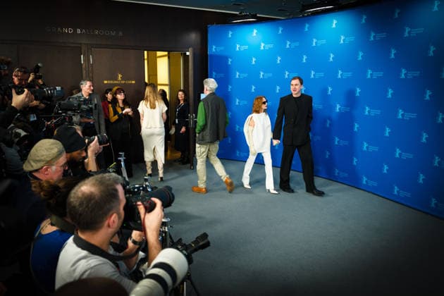 76. Berlinale, Die Blutgräfin Photocall Photocall forThe Blood Countess , Grand Hyatt Berlin, Berlin, Germany Isabelle Huppert and Lars Eidinger poses at the Photocall forThe Blood Countess during Berlinale (Berlin Film Festival) at Grand Hyatt Berlin, Berlin, , Germany on 16 February 2026., Credit:Julie Edwards Avalon  Copyright: xJuliexEdwardsx xAvalonx 1075559177