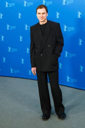 76. Berlinale, Die Blutgräfin Photocall Photocall forThe Blood Countess , Grand Hyatt Berlin, Berlin, Germany Lars Eidinger poses at the Photocall forThe Blood Countess during Berlinale (Berlin Film Festival) at Grand Hyatt Berlin, Berlin, , Germany on 16 February 2026., Credit:Julie Edwards Avalon  Copyright: xJuliexEdwardsx xAvalonx 1075559225