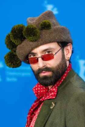 76. Berlinale, Die Blutgräfin Photocall Photocall forThe Blood Countess , Grand Hyatt Berlin, Berlin, Germany Tom Neuwirth aka Conchita Wurst poses at the Photocall forThe Blood Countess during Berlinale (Berlin Film Festival) at Grand Hyatt Berlin, Berlin, , Germany on 16 February 2026., Credit:Julie Edwards Avalon  Copyright: xJuliexEdwardsx xAvalonx 1075559352