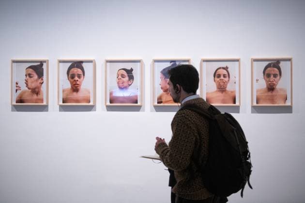 Presentation of the Reina Sofia Museums renewed Contemporary Art Collection 1975 present One of the works of art from the renewed Contemporary Art Collection 1975 present 50 years of art history from Spain, at the Museo Nacional Centro de Arte Reina Sofia, February 16, 2026, in Madrid Spain The collection, whose presentation has been remodeled and occupies the fourth floor of the Sabatini Building, tells the history of art from Spain over the last 50 years, covering the period from the beginning of the Transition to the present day 16 FEBRUARY 2026 Fernando Sá Madrid Madrid Madrid Spain  Copyright: xFernandoxSanchezx 7297630