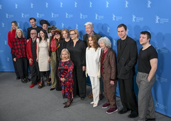 76th Berlin International Film Festival BERLIN, GERMANY – FEBRUARY 16: The cast and crew of Die Blutgrafin (The Blood Countess) pose for photographers during the 76th Berlin International Film Festival (Berlinale) in Berlin, Germany, on February 16, 2026. Halil Sagirkaya Anadolu Berlin Germany. Editorial use only. Please get in touch for any other usage.  Copyright: x2026xAnadoluxHalilxSagirkayax