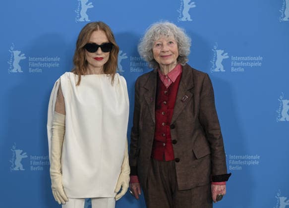 76th Berlin International Film Festival BERLIN, GERMANY – FEBRUARY 16: French actress Isabelle Huppert (L), German director Ulrike Ottinger (C) and Berlinale Festival Director Tricia Tuttle (R) pose for photographers during the 76th Berlin International Film Festival (Berlinale) in Berlin, Germany, on February 16, 2026. Halil Sagirkaya Anadolu Berlin Germany. Editorial use only. Please get in touch for any other usage.  Copyright: x2026xAnadoluxHalilxSagirkayax