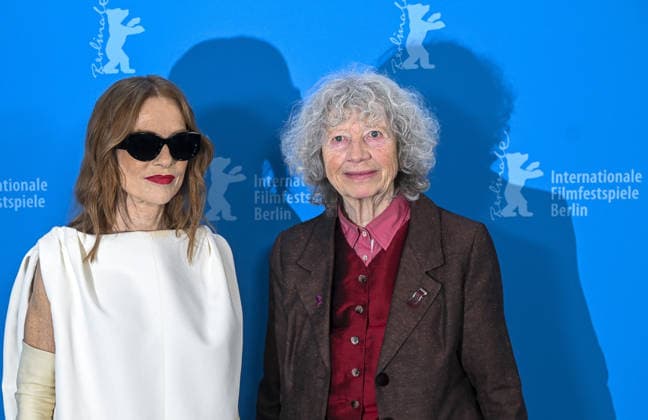76th Berlin International Film Festival BERLIN, GERMANY – FEBRUARY 16: French actress Isabelle Huppert (L) and German director Ulrike Ottinger (R) pose for photographers during the 76th Berlin International Film Festival (Berlinale) in Berlin, Germany, on February 16, 2026. Halil Sagirkaya Anadolu Berlin Germany. Editorial use only. Please get in touch for any other usage.  Copyright: x2026xAnadoluxHalilxSagirkayax