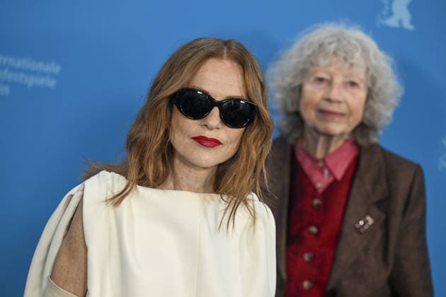76th Berlin International Film Festival BERLIN, GERMANY – FEBRUARY 16: French actress Isabelle Huppert (L) and German director Ulrike Ottinger (R) pose for photographers during the 76th Berlin International Film Festival (Berlinale) in Berlin, Germany, on February 16, 2026. Halil Sagirkaya Anadolu Berlin Germany. Editorial use only. Please get in touch for any other usage.  Copyright: x2026xAnadoluxHalilxSagirkayax