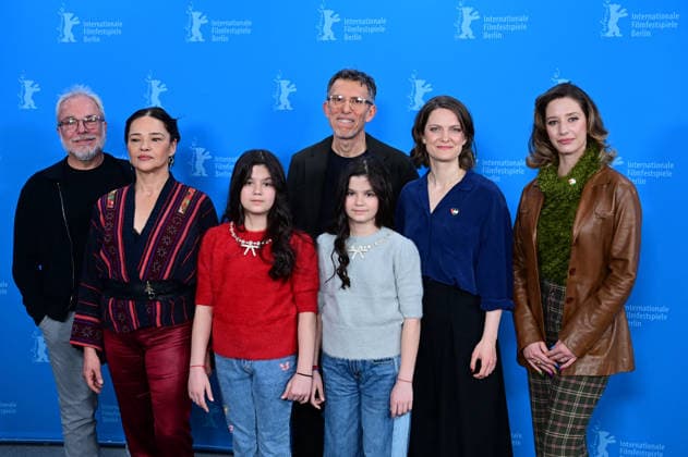 Christian Bégin, Chiara Caselli, Galin Stoev, Michelle Tzontchev, Geneviève Dulude de Celles, Fanny Drew, Sarah Mannering at the photocall of the film Nina Roza during the 76th Berlinale International Film Festival Berlin 2026 , February 16, 2026 Romain Doucelin Bestimage The Nina Roza photocall during the 76th Berlinale International Film Festival Berlin at Grand Hyatt Hotel on February 16, 2026 in Berlin, Germany Berlin Allemagne  Copyright: xRomainxDoucelinx xBestimagexRomainxDoucelinx xBestimagex