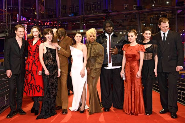 Joes Brauers, Danielle Galligan, Violet Braeckman, Lucas Englander, Fatlume Bunjaku, Cleo Diara, Salif Cisse, Sofia Tjelta Sydness, Tecla Insolia und Enno Trebs bei der Präsentation der European Shooting Stars 2026 auf der Berlinale 2026 76. Internationale Filmfestspiele Berlin im Berlinale Palast. Berlin, 16.02.2026