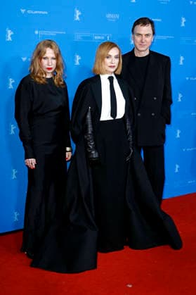 Birgit Minichmayr, Isabelle Huppert und Lars Eidinger bei der Premiere des Kinofilms Die Blutgräfin The Blood Countess bei der Premiere des Kinofilms auf der Berlinale 2026 76. Internationale Filmfestspiele Berlin im Zoo Palast. Berlin, 16.02.2026