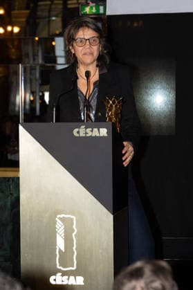 Diner Des Producteurs - Cesar 2026 Barbara Letellier receive Daniel Toscan-du-Plantier price during the Diner Des Producteurs - Producer s Dinner during Cesar 2026 at Hotel InterContinental Paris on February 16, 2026 in Paris, France. Photo by Nasser Berzane ABACAPRESS.COM Paris France  Copyright: xBerzanexNasser ABACAx