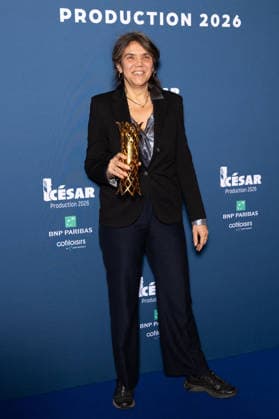 Diner Des Producteurs - Cesar 2026 Barbara Letellier receive Daniel Toscan-du-Plantier price during the Diner Des Producteurs - Producer s Dinner during Cesar 2026 at Hotel InterContinental Paris on February 16, 2026 in Paris, France. Photo by Nasser Berzane ABACAPRESS.COM Paris France  Copyright: xBerzanexNasser ABACAx