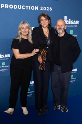 Diner Des Producteurs - Cesar 2026 Laurence Petit, Barbara Letellier receive the Daniel Toscan-du-Plantier price, Gilles Marchand during the Diner Des Producteurs - Producer s Dinner during Cesar 2026 at Hotel InterContinental Paris on February 16, 2026 in Paris, France. Photo by Nasser Berzane ABACAPRESS.COM Paris France  Copyright: xBerzanexNasser ABACAx