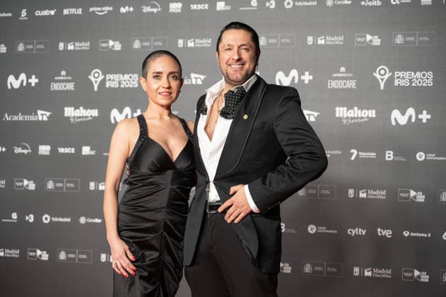 Red carpet of the Iris Awards in Madrid, Spain - 16 Feb 2026 Rafael Amargo and Lucian Gomez attend the red carpet of the Iris Awards at the Teatro Real in Madrid. Madrid Spain Copyright: xAtilanoxGarciax xSOPAxImagesx photos05459
