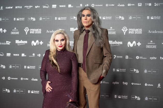 February 16, 2026, Madrid, Spain: Alaska and Mario Vaquerizo attend the red carpet of the Iris Awards at the Teatro Real in Madrid. Madrid Spain - ZUMAs197 20260216_aaa_s197_178 Copyright: xAtilanoxGarciax