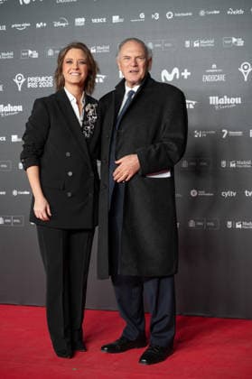 February 16, 2026, Madrid, Spain: Maria Casado and Pedro Piqueras attend the red carpet of the Iris Awards at the Teatro Real in Madrid. Madrid Spain - ZUMAs197 20260216_aaa_s197_202 Copyright: xAtilanoxGarciax