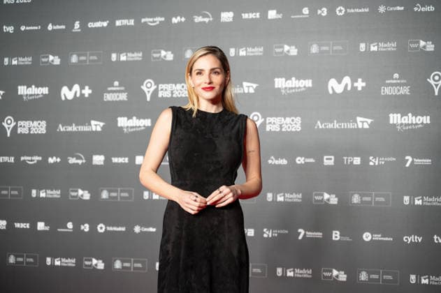 February 16, 2026, Madrid, Spain: Andrea Duro attends the red carpet of the Iris Awards at the Teatro Real in Madrid. Madrid Spain - ZUMAs197 20260216_aaa_s197_244 Copyright: xAtilanoxGarciax