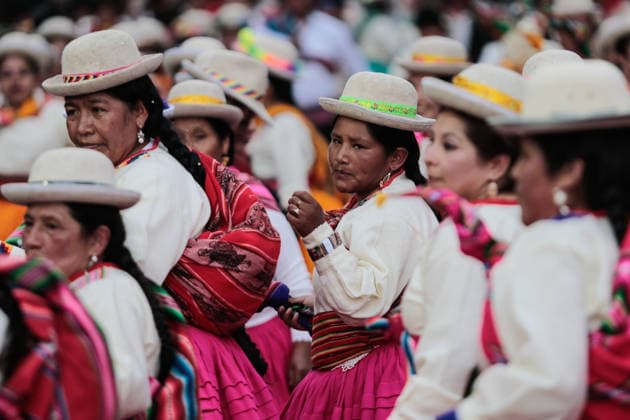 Jisk a Anata Parade in Bolivia LA PAZ, BOLIVIA - FEBRUARY 16: Tarqueada dancers participate in the Jisk a Anata, or Little Carnival in Aymara, during Carnival celebrations in La Paz, Bolivia, on February 16, 2026 Thousands of indigenous dancers and musicians fill the streets during Jisk a Anata (Little Carnival) in Aymara, an ancestral celebration that forms part of Bolivia’s Andean carnival season honoring Pachamama (Mother Earth), celebrating fertility, abundance, and the agricultural cycle. Jorge Mateo Romay Salinas Anadolu La Paz Bolivia. Editorial use only. Please get in touch for any other usage.  Copyright: x2026xAnadoluxJorgexMateoxRomayxSalinasx