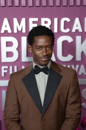 February 16, 2026, Los Angeles, California, United States: Damson Idris arrives on the red carpet of the American Black Film Festival at the SLS Hotel in Los Angeles California on Feb. 16, 2026. Los Angeles United States - ZUMAt169 20260216_zep_t169_010 Copyright: xConnorxTerryx