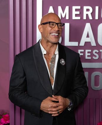 February 16, 2026, Los Angeles, California, United States: Dwayne Johnson arrives on the red carpet of the American Black Film Festival at the SLS Hotel in Los Angeles California on Feb. 16, 2026. Los Angeles United States  - ZUMAt169 20260216_zep_t169_021 Copyright: xConnorxTerryx