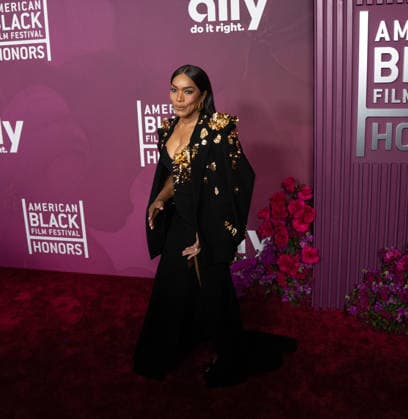 February 16, 2026, Los Angeles, California, United States: Angela Bassett arrives on the red carpet of the American Black Film Festival at the SLS Hotel in Los Angeles California on Feb. 16, 2026. Los Angeles United States  - ZUMAt169 20260216_zep_t169_025 Copyright: xConnorxTerryx