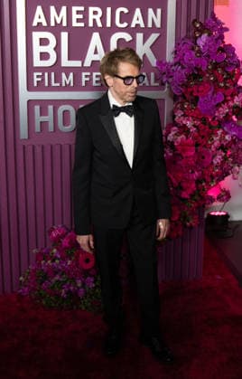 February 16, 2026, Los Angeles, California, United States: Jerry Bruckheimer arrives on the red carpet of the American Black Film Festival at the SLS Hotel in Los Angeles California on Feb. 16, 2026. Los Angeles United States  - ZUMAt169 20260216_zep_t169_032 Copyright: xConnorxTerryx