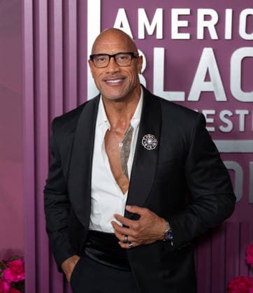 February 16, 2026, Los Angeles, California, United States: Dwayne Johnson arrives on the red carpet of the American Black Film Festival at the SLS Hotel in Los Angeles California on Feb. 16, 2026. Los Angeles United States - ZUMAt169 20260216_zep_t169_029 Copyright: xConnorxTerryx