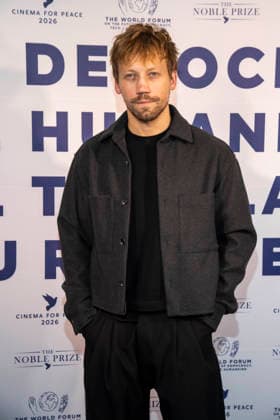 Alexander Alexandrowitsch Kusnezow ukrainisch russischer Film Theaterschauspier zu Gast bei der Cinema For Peace Gala 2026 im Hotel Adlon Kempinski am 16.02.2026 in Berlin Berlin Deutschland