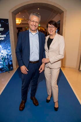 Lothar Wieler und Elke Wieler zu Gast bei der Cinema For Peace Gala 2026 im Hotel Adlon Kempinski am 16.02.2026 in Berlin Berlin Deutschland